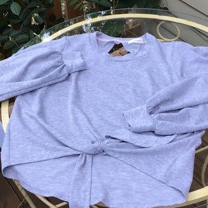Skonhet Gray Oversized Top Sz S